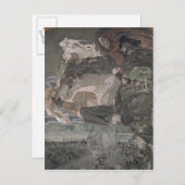 ファウストとメフィストフェレスの飛行， 1896 ポストカード (正面/裏面)