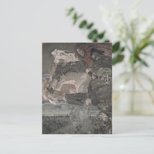 ファウストとメフィストフェレスの飛行, 1896 ポストカード (スタンド正面)