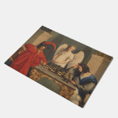 ファウストとメフィ遊ストフェレスのチェス ドアマット (アングル)