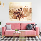 ファウストとワーグナーの対談 キャンバスプリント (インサイチュ (リビング))