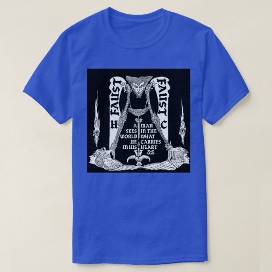 ファウストバイゲーテ Tシャツ (デザイン正面)