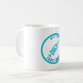 ファウチオウチGETだ コーヒーマグカップ (正面左)