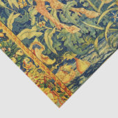 ファウディアペア，ゴシック様式のファンタジー花，緑 薄葉紙 (詳細)