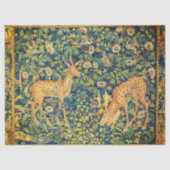 ファウディアペア，ゴシック様式のファンタジー花，緑 薄葉紙 (正面)