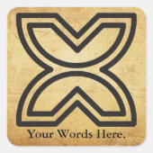 ファウドホディ |自由と解放の象徴 スクエアシール (正面)