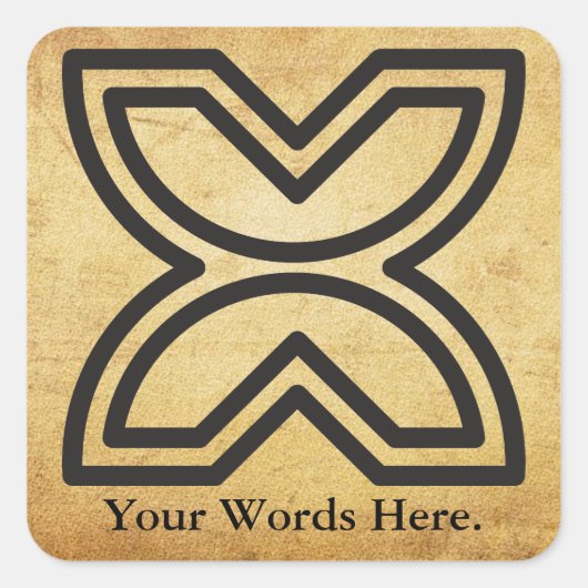 ファウドホディ |自由と解放の象徴 スクエアシール (正面)