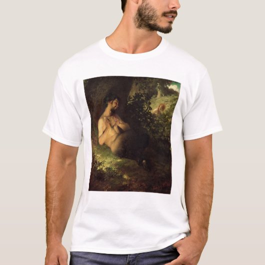 ファウヌスおよびニンフ1868年 Tシャツ (正面)
