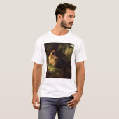 ファウヌスおよびニンフ1868年 Tシャツ (正面フル)