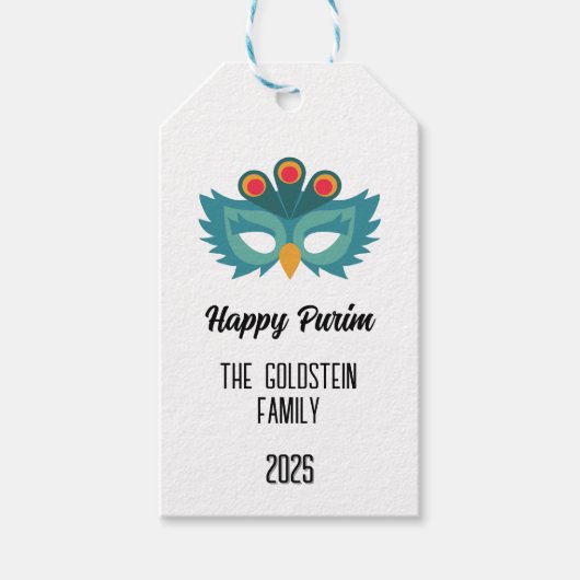 ファウル仮装の仮装の仮装ファミリー名 ギフトタグ (正面)