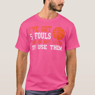 ファウル5回出してやるバスケT Tシャツ