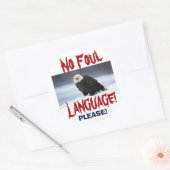 ファウル・ランゲージ・イーグル…シール ラウンドシール (封筒)