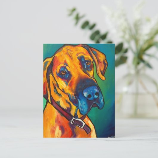 ファウングレートデーン ポストカード (スタンド正面)