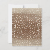 ファウンスポットベビーディアアニマルプリントモノグラム ノートカード (裏面)