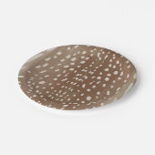 ファウンスポットベビー鹿アニマルプリントパターン ペーパープレート (アングル)