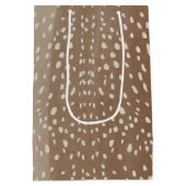 ファウンスポットベビー鹿アニマルプリントパターン ミディアムペーパーバッグ (裏面)