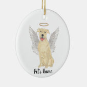 ファウンタンピットブルスタフィー悔やみや弔慰メモリアル セラミックオーナメント (右)