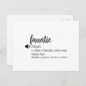 ファウンテおもしろいィの定義 ポストカード (正面/裏面)