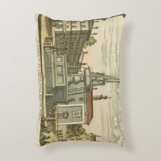 ファウンテンインタウンイタリアンスクエアバイファルダ アクセントクッション (正面(垂直))