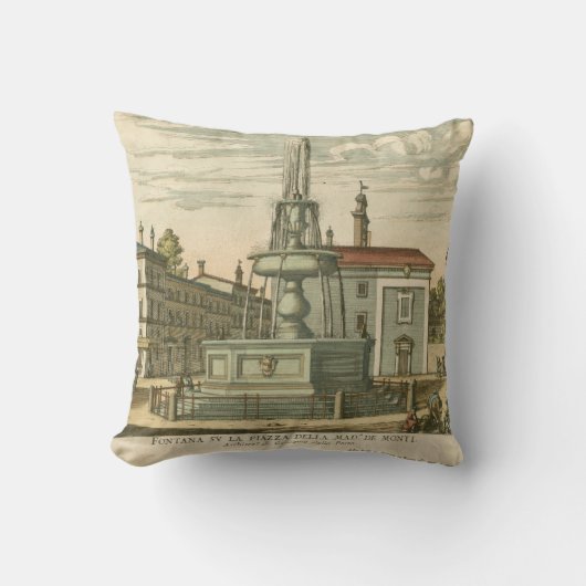 ファウンテンインタウンイタリアンスクエアバイファルダ クッション (正面)