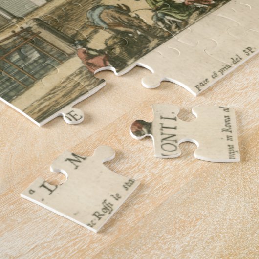 ファウンテンインタウンイタリアンスクエアバイファルダ ジグソーパズル (側面)