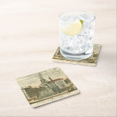 ファウンテンインタウンイタリアンスクエアバイファルダ スクエアペーパーコースター (インサイチュ)