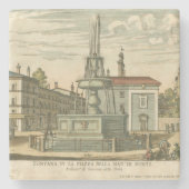 ファウンテンインタウンイタリアンスクエアバイファルダ ストーンコースター (正面)