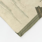 ファウンテンインタウンイタリアンスクエアバイファルダ フリースブランケット (角)