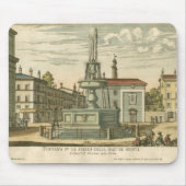 ファウンテンインタウンイタリアンスクエアバイファルダ マウスパッド (正面)
