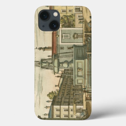 ファウンテンインタウンイタリアンスクエアバイファルダ Case-Mate iPhoneケース (裏面)