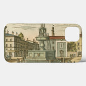 ファウンテンインタウンイタリアンスクエアバイファルダ Case-Mate iPhoneケース (裏面 (横))