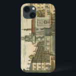ファウンテンインタウンイタリアンスクエアバイファルダ iPhone 13ケース<br><div class="desc">アーティストイタリアンで建築家のジョバンニ・バティスタ・ファルダが制作した作品は、真ん中に魅力的素晴らしい噴水を持つ街の広場を示している。この家に古いローマを少し入れ絵画ろ！</div>