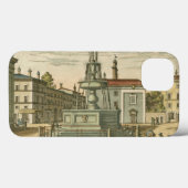 ファウンテンインタウンイタリアンスクエアバイファルダ Case-Mate iPhoneケース (裏面 (横))