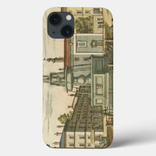 ファウンテンインタウンイタリアンスクエアバイファルダ Case-Mate iPhoneケース (裏面)