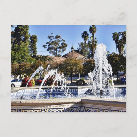 ファウンテンインバルバオパークサンディエゴ ポストカード (正面)