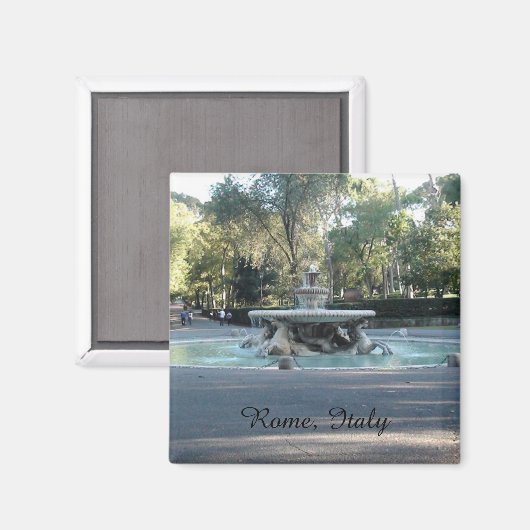 ファウンテンインヴィラボルゲーゼガーデンローママグネット マグネット (正面/裏面)