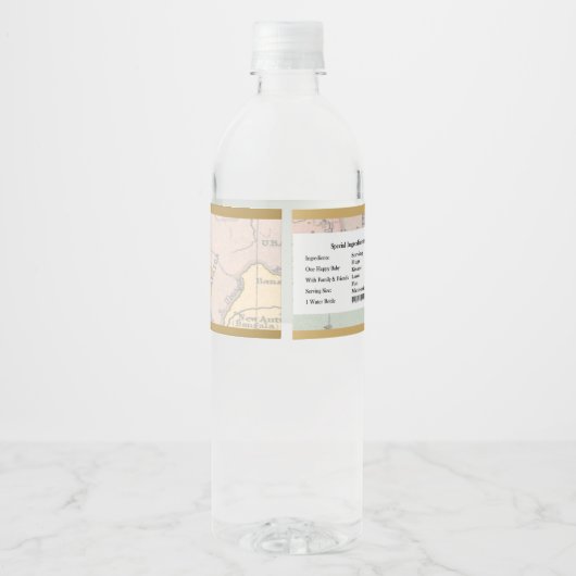 ファウンテンオブユースオールドワールドウォーターボトルベビー ペットボトルラベル (裏面)