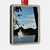 ファウンテンオンレイク鏡 メタルオーナメント (右)