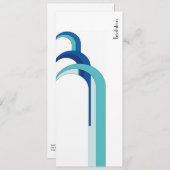 ファウンテンブルー-招待状 招待状 (正面/裏面)