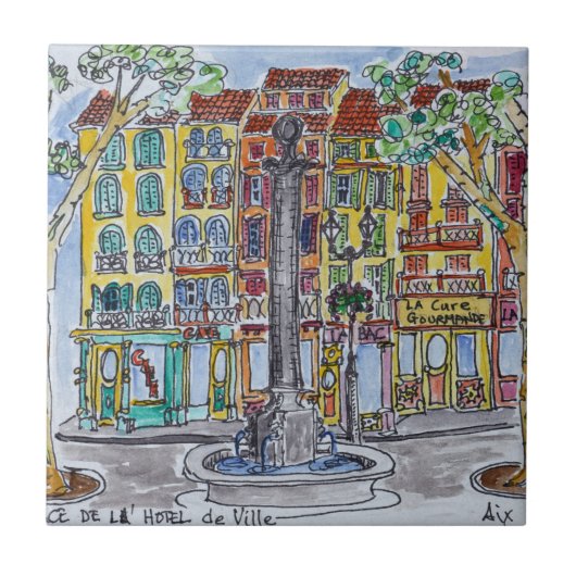 ファウンテンプレイスドゥロテルドゥヴィル タイル (正面)