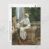 ファウンテンヴィラトルロニアフラスカティ，イタリア ポストカード (正面/裏面)