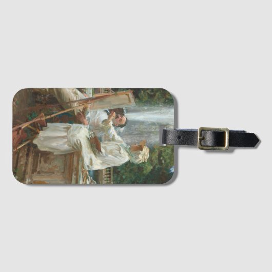 ファウンテンヴィラトルロニアフラスカティ,イタリア ラゲッジタグ (正面横)