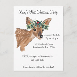 ファウンディアクリスマスパーティー招待状 招待状