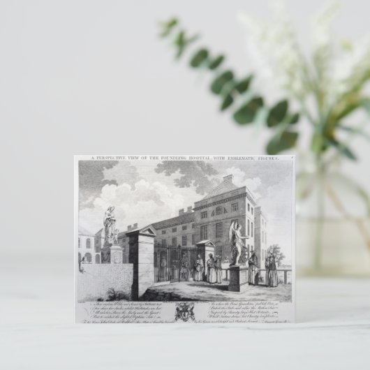 ファウンドリング病院の遠近感 ポストカード (スタンド正面)