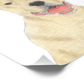 ファウンパーソナライズされたタンピットブルスタフィドッグアート フォトプリント (角)