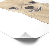 ファウンパーソナライズされたタン短髪チワホアアート フォトプリント            (角)