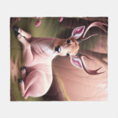 ファウン フリースブランケット (正面(横))