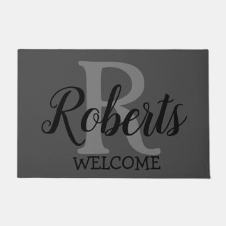 ファエレガントミリモノグラムの名 ドアマット