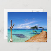 ファカラバインナラグーンロトアヴァポリネシアフランスのホテル ポストカード (正面/裏面)