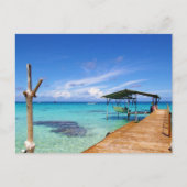 ファカラバインナラグーンロトアヴァポリネシアフランスのホテル ポストカード (正面)