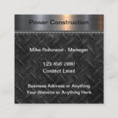 ファククールター建築名刺 スクエア名刺 (正面)